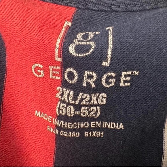 George Men's Multicolor Striped Tee - Picture 3 of 3